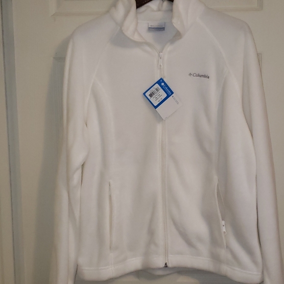 Columbia fleece jacket women XL ivory - Picture 1 of 8